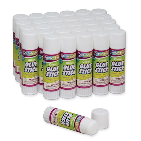 Glue Sticks, Clear, 0.70 Oz., PK60